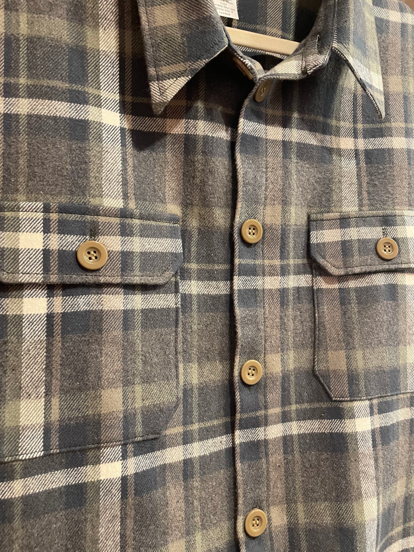 Flannel Button Jacket