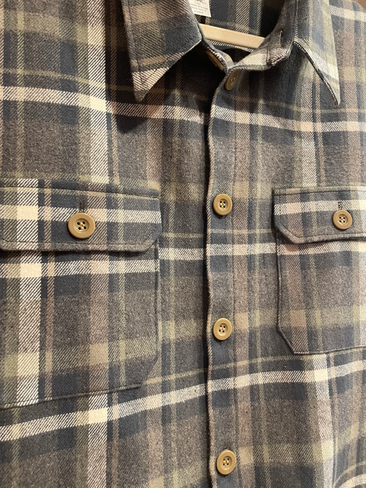 Flannel Button Jacket