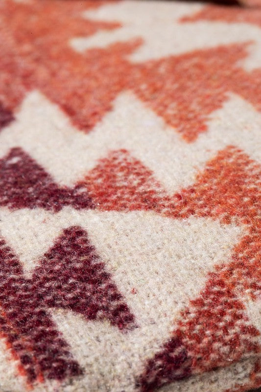 Western Print Wallet Clutch Bag