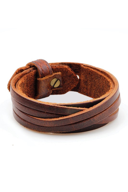 Petite Leather Cuff Bracelet