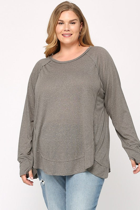 Everyday Long Sleeve Raglan - Size S-2XL