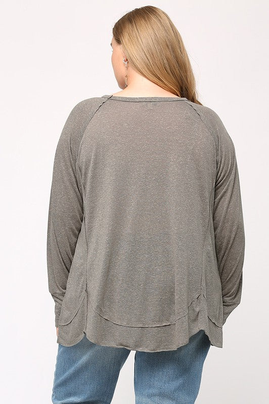 Everyday Long Sleeve Raglan - Size S-2XL