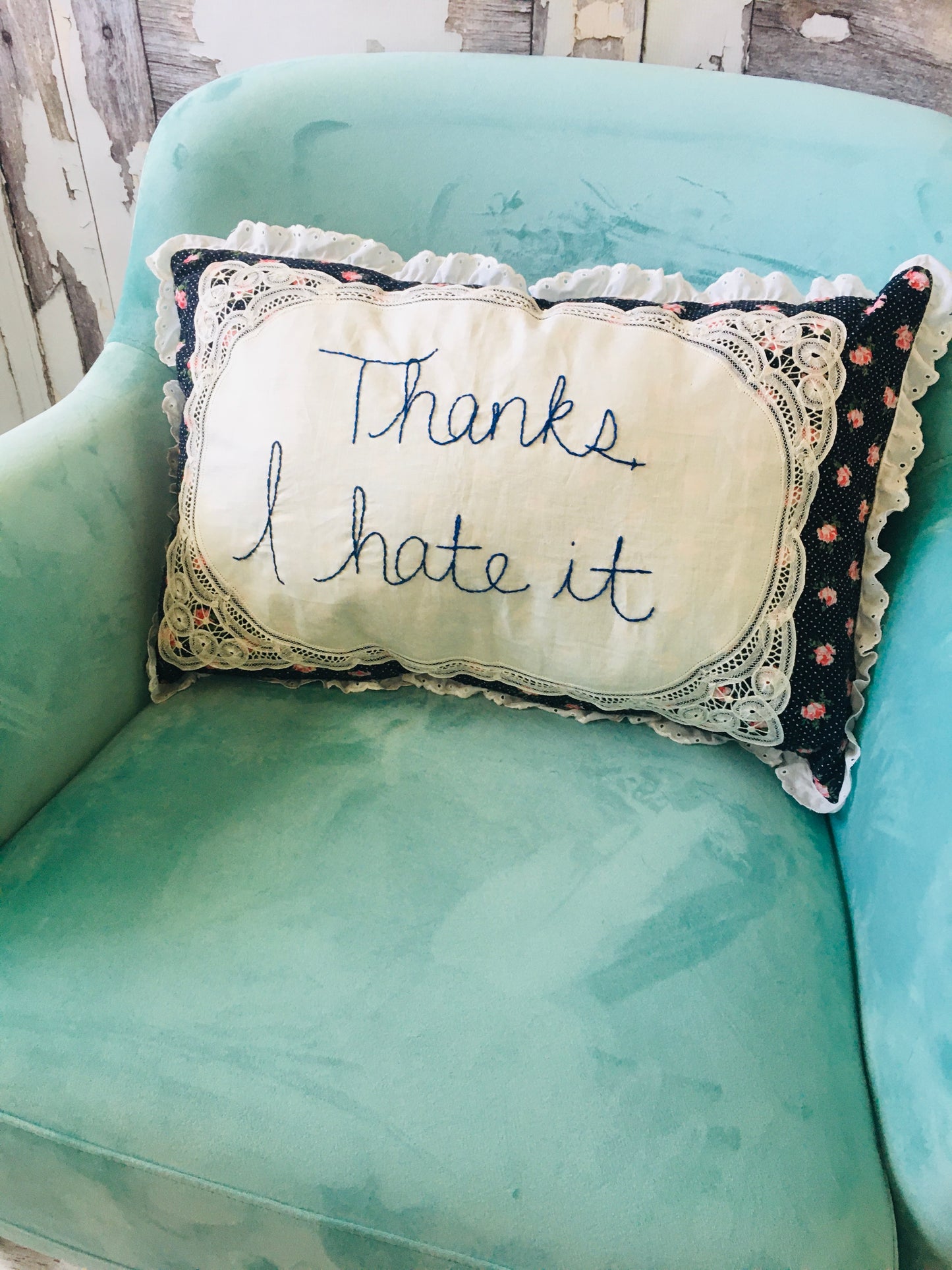 Thanks, I Hate It Accent Pillow